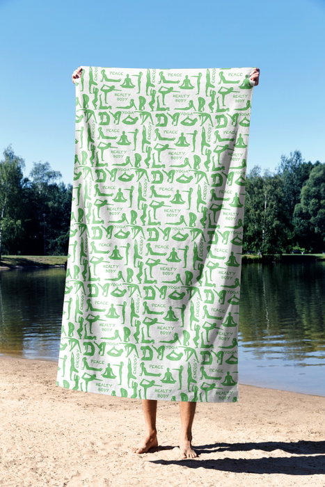 Toalla de Playa Multicolor 70 x 130 cm Suave y Absorbente